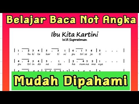 Cara Baca Not Angka - Lagu Ibu Kita Kartini