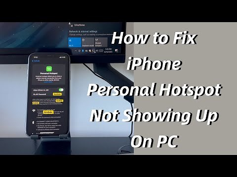 How to Fix iPhone Personal Hotspot Not Showing Up On PC (Windows 10/11)