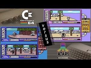 C64 vs. Atari 800XL - 8 games from 1985