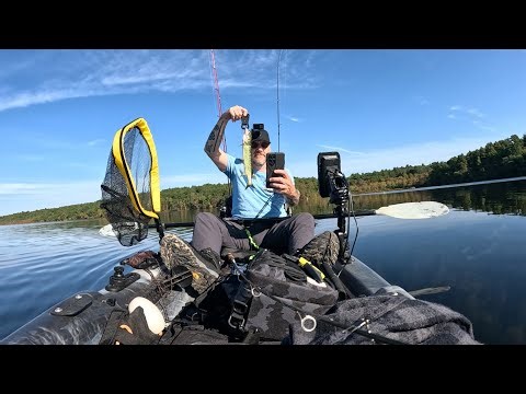 Checking out new local pond
