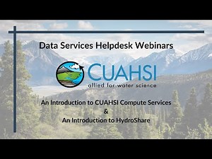 Introduction to CUAHSI Compute Services - March 11, 2025