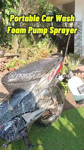 NO HOSE, NO PROBLEM! 😱 Portable Foam Car Wash Anywhere!