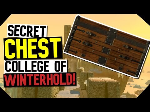 How To Do The SECRET Chest Glitch In The College Of Winterhold 2024! - TES V: Skyrim