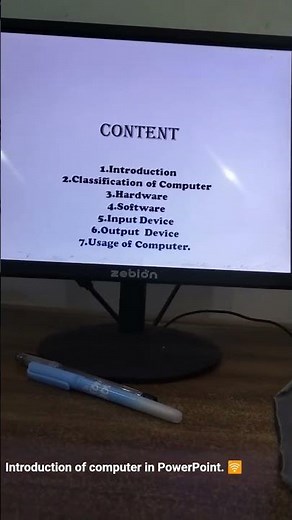 Introduction of Computer in PowerPoint.🛜🫠