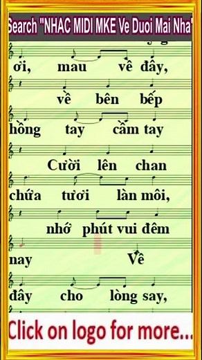 Về Dưới Mái Nhà #search NHAC MIDI MKE Ve Duoi Mai Nha