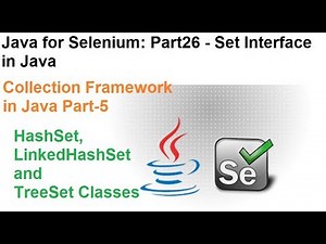 Java for Selenium | Part26 | What is Set Interface in Java?