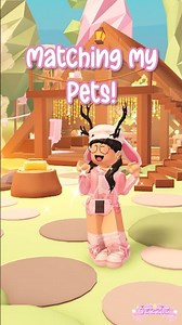 Matching my Avatar to my Adopt Me Pets #roblox #adoptme #robloxavatar #adoptmepets