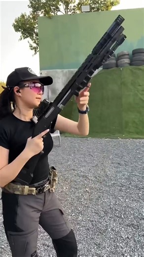 Long time no see!! Remington 870 tactical #ladysharpshooter #remington870tactical