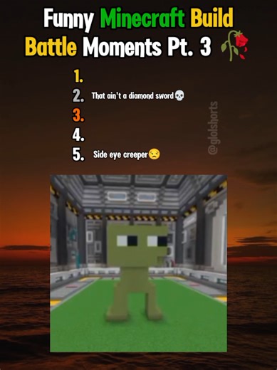 Watch till the end 😂 (Minecraft Build Battle Moments Part 3) #minecraft #buildbattle #gaming #funny #memes