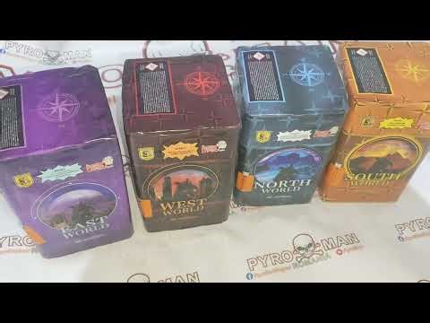 Howl of the wolves! Three fireworks batteries fired simultaneously, with a scream effect!