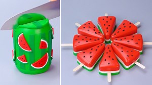 How to Make Watermelon Cake 🍉🎂 | Fun, Colorful & Surprisingly Easy!