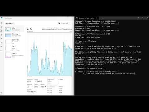 Can a intel i5 run Ollama
