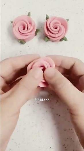 Easy fondant rose flower tutorial for beginners ❤️