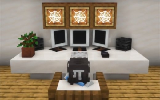 Minecraft：教你做一个逼真的PC电脑！