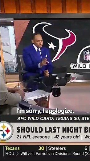 Stephen A. Smith mistakenly calls Texans WR Christian Kirk, Charlie Kirk 🫠 #shorts