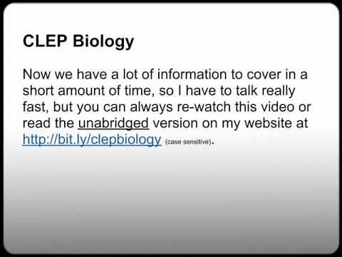 Biology CLEP Tests | Discover this Secret to PASS CLEP GUARANTEED! - PT 1/3