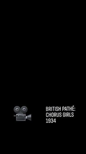 A line up of chorus girls perform a routine for British Pathé TV, 1934 (This footage is courtesy of British Pathé) #britishpathe #theforgottensplendour #chorusgirlsof1934 #chorusgirls #chorusline #showgirls #1930s #vintageshowgirls #vintagechorusgirls #vintageperformers #classicreels #classicTV #vintageenthusiast #retroreels #tapdance | The Forgotten Splendour