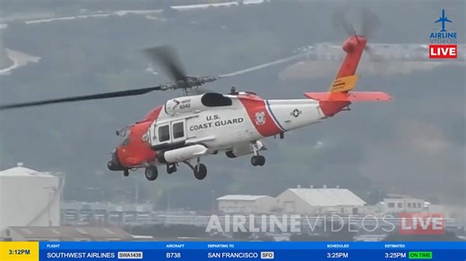 You never know what’ll appear on Airline Videos Live! On February 10th, 2026, we caught the U.S. Coast Guard Sikorsky MH-60 Jayhawk helicopter in action—leaving and returning to its San Diego base! #airlinevideos #airlinevideoslive #airports #aviation #sandiego #aviationdaily #avgeek | AIRLINE VIDEOS