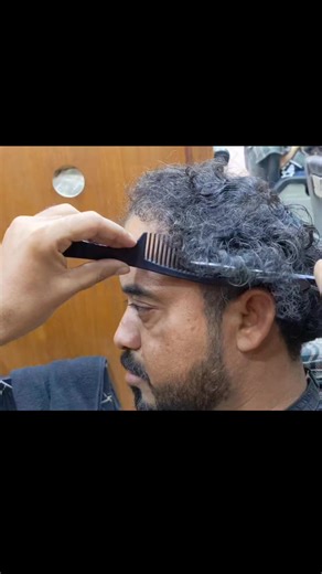 ASMR Barber 💈 amazing carly scissors short haircut..#barbershop #hair #hairstyle #barber | Native Old Barber