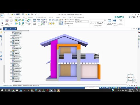 A HOUSE DESIGNED IN SOLID EDGE