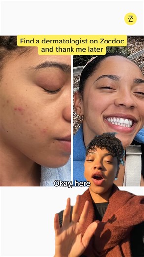 That fresh-faced feeling after booking a dermatologist on Zocdoc ✨ Skip the guesswork. Filter by insurance, read reviews, and book in a few taps. | Zocdoc