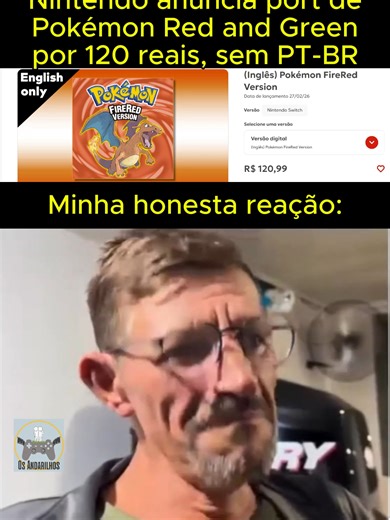 Nintendo Switch: Preço Absurdo de Pokémon Fire Red
