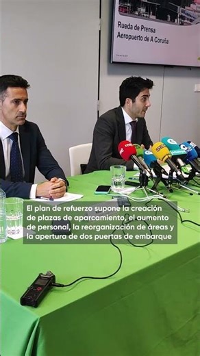 Plan de refuerzo del aeropuerto de A Coruña