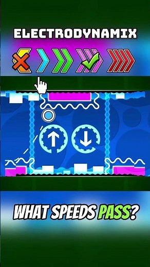 What Speeds Pass Electrodynamix? #geometrydash