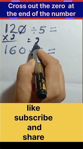 Division hack ➗ by 5 the hard way! 🤯#mathtricks #mentalmath #mathhacks #education