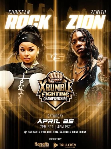 CHRISEAN ROCK VS ZENITH ZION, APRIL 25 ON TRILLER