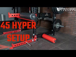 45 Hyper Back Extensions Setup Using Alpha Rollers and Alpha Rack