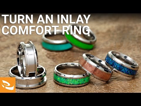 Turning an Artisan Inlay Comfort Ring Core