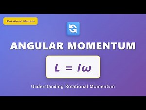 Angular Momentum Explained: L = Iω and Conservation Laws | Rotational Motion Physics