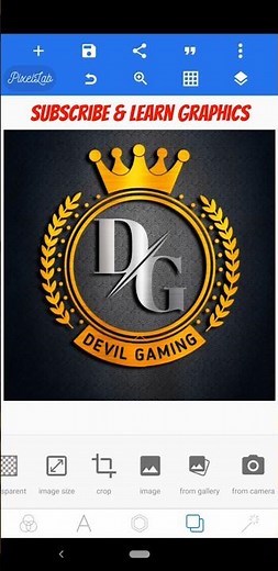 DG letter logo design pixellab | How to create professional logo in pixellab | Pixellab logo design