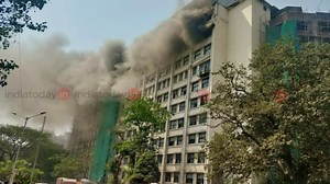 Massive fire breaks out at GST Bhavan in Mumbai's Byculla area