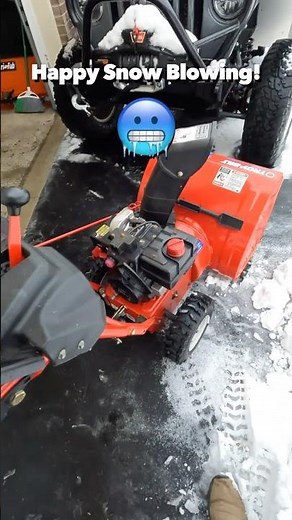 First Time Starting Snow Blower for Winter #snowblowers #snowblower #snowblowing #firsthomeowners