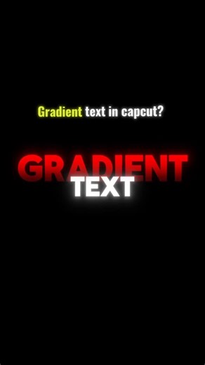Likhith on Instagram: "Gradient text like after effects in capcut🔥💀 Text gradient, capcut, capcut editing, editing, video editing, text effects #capcut #editing #videoediting #trending #explore"