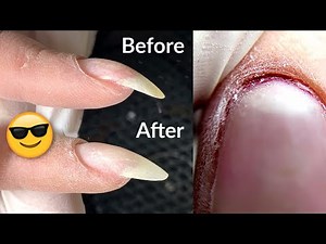 How to fix a Curved Nail | Manicure Transformation