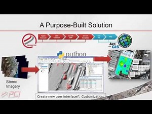 Using Python and Geomatica to develop your own custom solutions