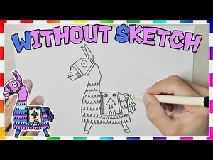 How to draw Fortnite | Llama | easy drawing step by step