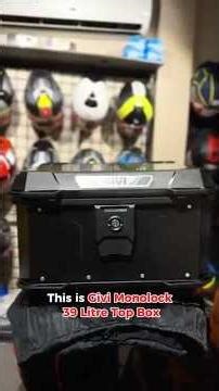 Givi Monolock Top Box 39L Matterhorn Aluminium Black - MTN39B