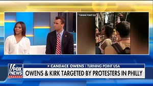 157K views · 3.6K reactions | Candace Owens & Charlie Kirk describe the terrifying moment they were ambushed by Antifa protesters in Philadelphia | Fox & Friends | Facebook