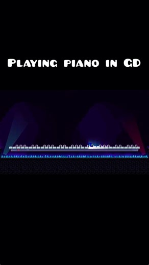 Playing the Piano in Geometry Dash