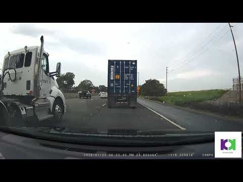 driving though 710 North 405 Freeway