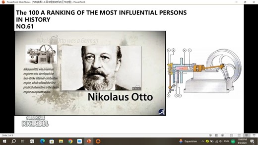 姨妈课堂-汽车英语-L2-四冲程发动机的工作原理-The operation of a four-stroke cycle engine