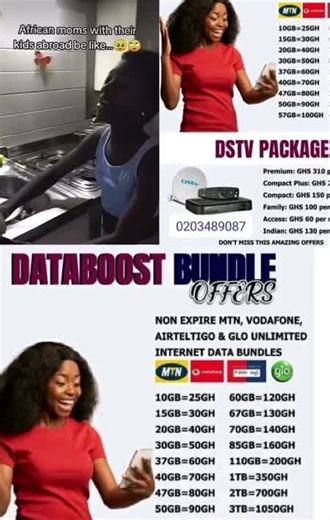 Unlimited Internet Data Bundles and DSTV Packages