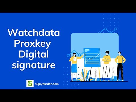 Watchdata Proxkey Digital signature - Renew Watchdata Proxkey DSC