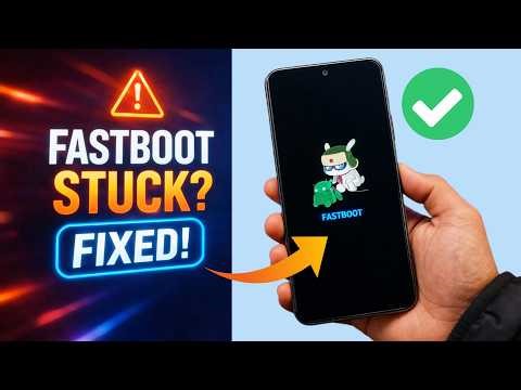 Fix Fastboot Stuck Problem on Xiaomi 🔥 Poco/Redmi Not Restarting (100% Working)