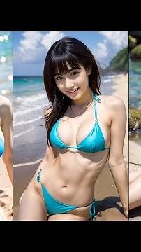 AI art Japanese Girls 😍😍😍 Gravure Idol Compilation #39 [Bikini Beauties Lookbook]