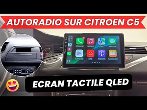 Installation complète Autoradio Android Citroën C5 (2008-2017) avec CarPlay & Android Auto